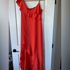 BCBGMaxAzria Vibrant Asymmetrical Dress